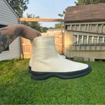 The Row Town Leather Zip Boot Milk White size 36 Photo 6