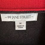 Christmas Sweater Vest 99 Jane Street Jingle Bells Long Length Sz M Ugly Sweater Red Size M Photo 5