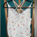Lush Clothing Lush White and Pink Wrap Front Camisole Top Photo 0