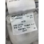 Levi's *Levi Strauss High Rise Shorts Womens Size 28 Light Blue Raw Hem Casual Stretch Photo 4