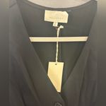 MELLODAY  NWT Classic Black Vest size medium business casual work Photo 1