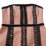 Free People  Strapless Bodycon Mini Dress Size 4 Photo 2