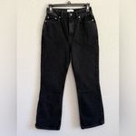 Ganni NWT  Betzy Cropped Size 25/32 in Washed Black Slim Flare Fit High‎ Rise Photo 2