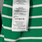 Ralph Lauren Lauren Black Tag Green White Striped Top Women L Long Sleeve Preppy Photo 7