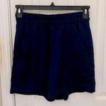 A New Day Pull-On Satin Shorts in Navy Photo 8