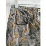 Free People 25 Low Rise Corduroy Camo Skinny Stretch Pants Comfort Boho Photo 1