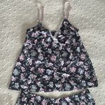 Laura Ashley Laura Ashley® | Gray Floral Tank Pajama Set ,size L Photo 1