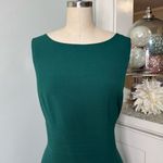 Evan Picone  Hunter Green Sheath Dress Size 12 Formal Holiday Party Wear Photo 2