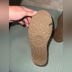 UGG  CHEETAH BAILEY BOW MINI SUEDE SHEARLING LINED ANKLE BOOTS CHESTNUT size 6 Photo 3