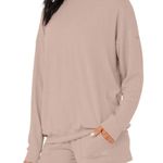 Alo Yoga  Soho Pullover in Dusty Pink Photo 1