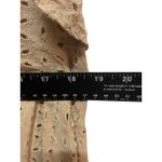 Pink Lily Eyelet Flutter Sleeve V Neck Mini Dress With Shorts Tan Size L Photo 2