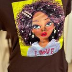 Love j Casual Scoop Neck Graphic Tee Photo 4
