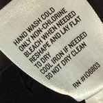 Duluth Trading high impact bonded zip front black sport bra size 16 NWOT 6oz Photo 6