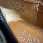 Franco Sarto  Cassandra Black Patent Faux Leather Penny Loafer Chunky Lug Slip On Photo 6