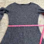 Peruvian Connection S Jasmine Baby Alpaca Fit & Flare Gray Sweater Mini Dress Photo 6