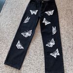 SheIn  Butterfly Denim Jeans Photo 0