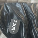 Edge faux leather tube top and skirt Photo 2