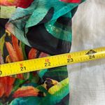 Vintage Nina MClemore Floral Sheer Silk Tropical Women's Top Size 12 Pink Photo 4