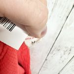 Anthropologie Amadi  Dress Size M Maella Off Shoulder Coral Gauze Tunic Mini Top Photo 2