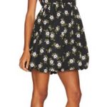 Free People NWT  size small in A Bubble Mini Dress in Black Photo 1