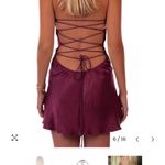 purple dress backless Size XS Photo 1