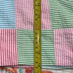 Talbots  petite size 8P skirt size zip seersucker patchwork striped design lined Photo 4