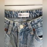 ZARA Authentic Denim Mom Jeans Acid Wash Size 0 Photo 1