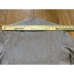 ZARA Basic Blazer Jacket Women 10 Gray One Button Career Professional Preppy Photo 10