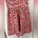 Modcloth What's the Scoop? A-Line Dress Strawberries Spring Size Medium NEW Photo 6