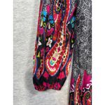 White Mark 2X Tunic Dress Paisley Embroidered Long Sleeve‎ Boho Chic Fall Cozy Black Size XXL Photo 3