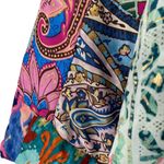 Kathmandu Imports NWTs Patchwork Kimono Jacket Gold Metallic Print One Size Pink Size undefined Photo 7