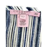 Calypso St. Barth 𝅺 Silk Jumper Blue White Striped Tie Belt Size XS‎ Photo 5