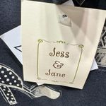 NEW Jess & Jane Black 3/4 Sleeve Cotton Fashion Shoes and Purses Top Size Small Photo 6