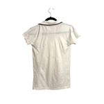 Athleta  Polo Shirt Womens Small White Momentum Quarter Zip Seamless Top UPF 50+ Photo 2