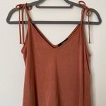 Forever 21 F21 Orange Semi-Cropped Tank Photo 0