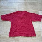 Bryn Walker Women's  100% Linen Bell Sleeve Pullover Top Made In USA‎ Pink Large Photo 5