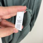 Aerie Cutout Ribbed Dress Knot Tie Green Women’s Size Medium Mini Lightweight Photo 5