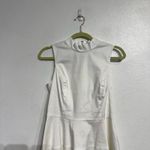 White House | Black Market White Poplin Peplum Shell Blouse Sz 2 NWT Photo 3