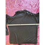Women’s Mossimo Supply Co Gray Cold Shoulder Sweater Ruffle Cottagecore XXL Photo 2