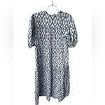 Rae Feather The Nellie Maxi Dress in navy Large White Photo 3