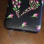 Floral Lips Black Boho Wallet Photo 2