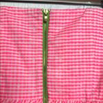 Lilly Pulitzer Women's Lowe Pink Gingham Strapless Dress Size 4 Photo 4