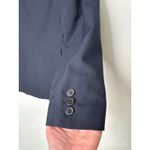Vtg Y2K Beaufort Riding Apparel Charcoal Herringbone Equestrian Blazer small Blue Photo 7