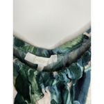 Olivaceous  Off Shoulder Ruffle Top Shorts Romper Size Small Abstract Floral EUC Photo 4