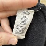 Soft Surroundings  Ellison Sweater Hoodie Pullover Black Cotton Wool Size Large Photo 9