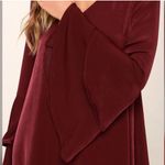 Lulus Lulu’s Get A Glimpse Plum Bell Sleeve Shift Dress Photo 4