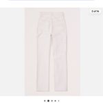 Abercrombie & Fitch The 90s Ultra High Rise Carpenter Jean White Photo 5