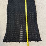 Guess  Alina Lurex Halter Neck Crochet Midi Dress Black Metallic M Photo 7