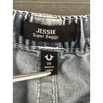 True Religion  Jessie Super Baggy Cargo Jeans Womens 26 Blue Streetwear Photo 7