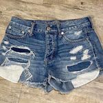 American Eagle Vintage Hi-Rise Festival Ripped Distressed Shorts size 2 Photo 0